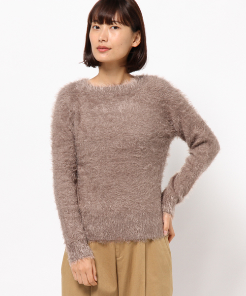 N.(N. Natural Beauty Basic)(エヌエヌナチュラルビューティーベーシック)の「◆《追加生産》【and GIRL11月号掲載】 シャギーコンパクトニット(ニット/セーター・レディース・ブルー/ホワイト/ベージュ・MEDIUM)」の19枚目の写真