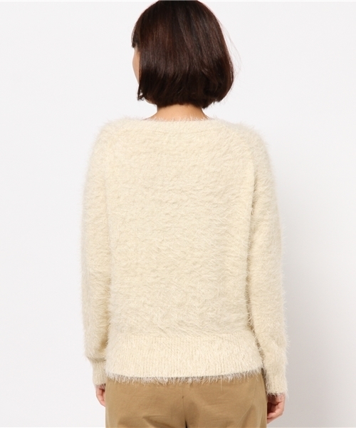 N.(N. Natural Beauty Basic)(エヌエヌナチュラルビューティーベーシック)の「◆《追加生産》【and GIRL11月号掲載】 シャギーコンパクトニット(ニット/セーター・レディース・ブルー/ホワイト/ベージュ・MEDIUM)」の14枚目の写真