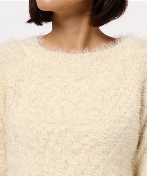 N.(N. Natural Beauty Basic)(エヌエヌナチュラルビューティーベーシック)の「◆《追加生産》【and GIRL11月号掲載】 シャギーコンパクトニット(ニット/セーター・レディース・ブルー/ホワイト/ベージュ・MEDIUM)」の15枚目の写真