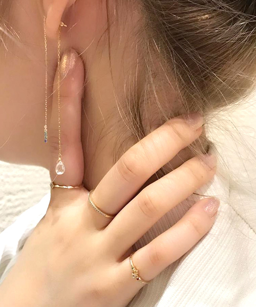 NOJESS（ノジェス）の「K10ピアス＆ピアスキャッチ（ピアス（両耳用