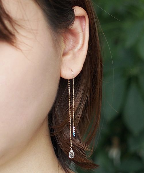 NOJESS（ノジェス）の「K10ピアス＆ピアスキャッチ（ピアス（両耳用