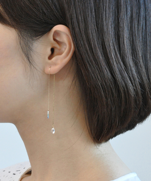 NOJESS（ノジェス）の「K10ピアス＆ピアスキャッチ（ピアス（両耳用