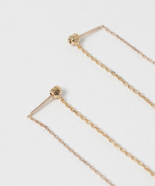 NOJESS（ノジェス）の「K10ピアス＆ピアスキャッチ（ピアス（両耳用