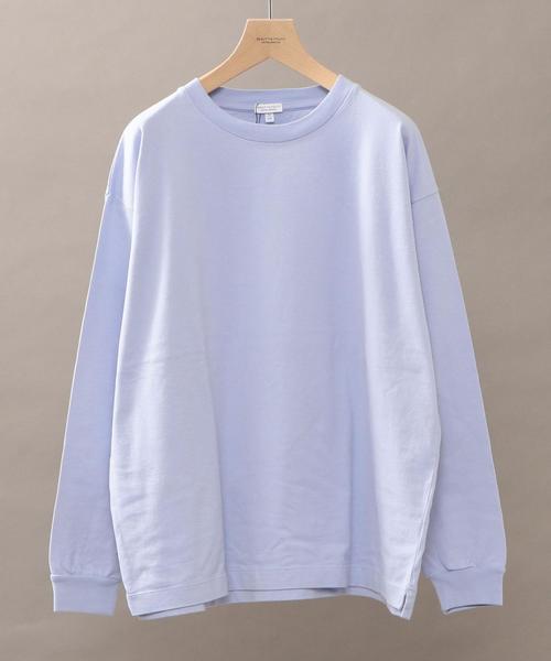 BEAUTY&YOUTH UNITED ARROWS（ビューティーアンドユースユナイテッドアローズ）の「BY ワイド リブ カットソー -MADE IN JAPAN- ◆（Tシャツ/カットソー・メンズ・ホワイト/ブラック/ライム/ネイビー/ライラック/イエロー・LARGE/MEDIUM/SMALL/X-LARGE）」の5枚目の写真