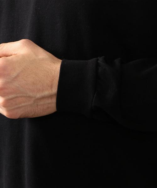 BEAUTY&YOUTH UNITED ARROWS（ビューティーアンドユースユナイテッドアローズ）の「BY ワイド リブ カットソー -MADE IN JAPAN- ◆（Tシャツ/カットソー・メンズ・ホワイト/ブラック/ライム/ネイビー/ライラック/イエロー・LARGE/MEDIUM/SMALL/X-LARGE）」の8枚目の写真