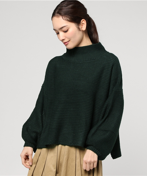 Earth Music Ecology アースミュージックアンドエコロジー の ビッグシルエットニットプルオーバー ニット セーター Wear