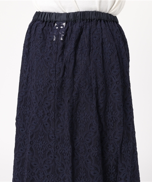 POU DOU DOU（プードゥドゥ）の「スカラップラッセルレーススカート（スカート・レディース・アイボリー/ライトブルー/ネイビー・3）」の6枚目の写真