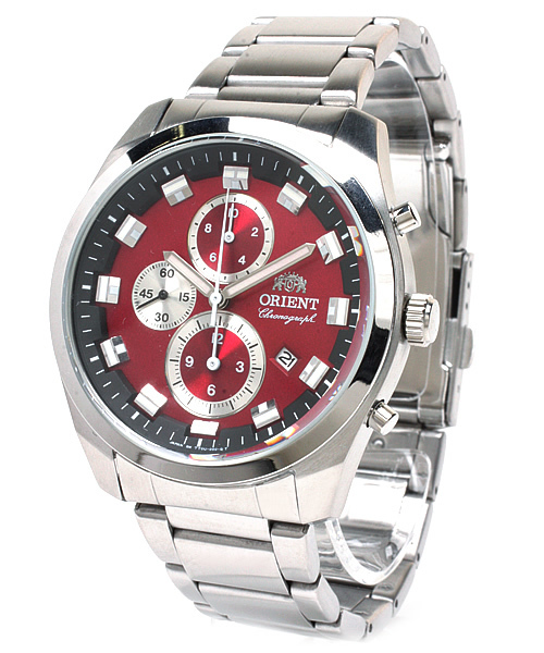 ORIENT(オリエント)の「◇ORIENT Neo70's (クロノグラフ)(アナログ腕時計・メンズ・ブラック/ホワイト/レッド・FREE)」の3枚目の写真