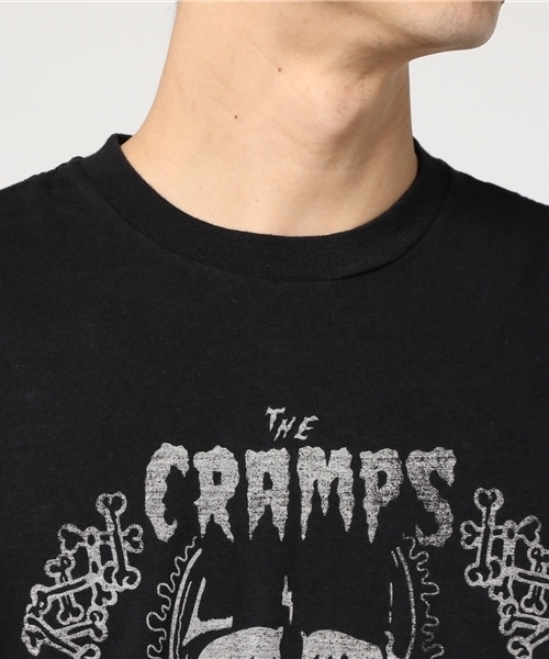 HYSTERIC GLAMOUR（ヒステリックグラマー）の「THE CRAMPS/WILD PSYCHOTIC プリント Tシャツ（Tシャツ/カットソー・メンズ・ホワイト/グリーン/ブラック・X-SMALL/SMALL/MEDIUM/LARGE）」の9枚目の写真