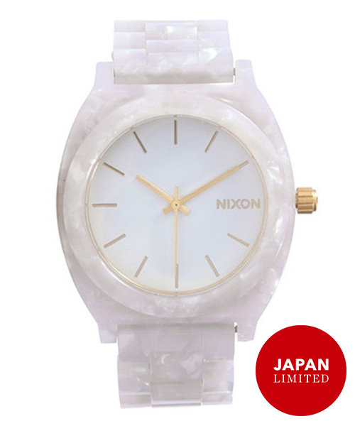 NIXON（ニクソン）の「THE TIME TELLER ACETATE（アナログ腕時計・レディース・パープル/エメラルド/カモフラージュ/その他1/その他2/ホワイト系その他/ゴールド系その他/レオパード/パープル系その他/グレー系その他/ブラック系その他/ブラック×ゴールド/ゴールド×ブラウン/ロイヤルブルー/その他3/イエロー系その他/ホワイト×ゴールド/ブラック×シルバー/その他5/その他4/その他6・FREE）」の3枚目の写真