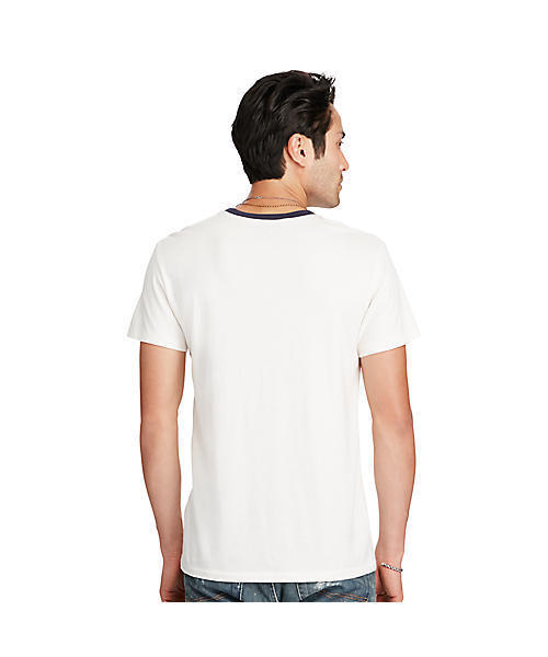 Denim & Supply Ralph Lauren(デニムアンドサプライラルフローレン)の「コットン グラフィック リンガーTシャツ(Tシャツ/カットソー・メンズ・クリーム・LARGE/SMALL/X-SMALL/MEDIUM)」の3枚目の写真