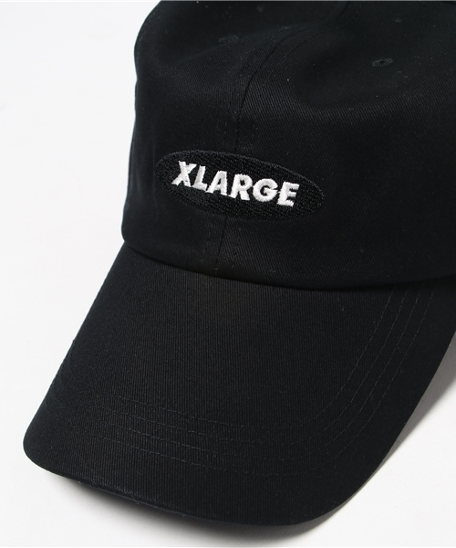 XLARGE（エクストララージ）の「OVAL LOGO 6PANEL CAP（キャップ・メンズ・ブラック/ブラウン/ネイビー・ONE SIZE）」の8枚目の写真