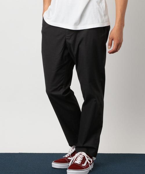 green label relaxing(グリーンレーベルリラクシング)の「CM TRC ストレッチ テーパード U/P 9分丈パンツ ◆(スラックス・メンズ・ブラック/ネイビー/ダークグレー・X-LARGE/LARGE/MEDIUM/SMALL)」の1枚目の写真
