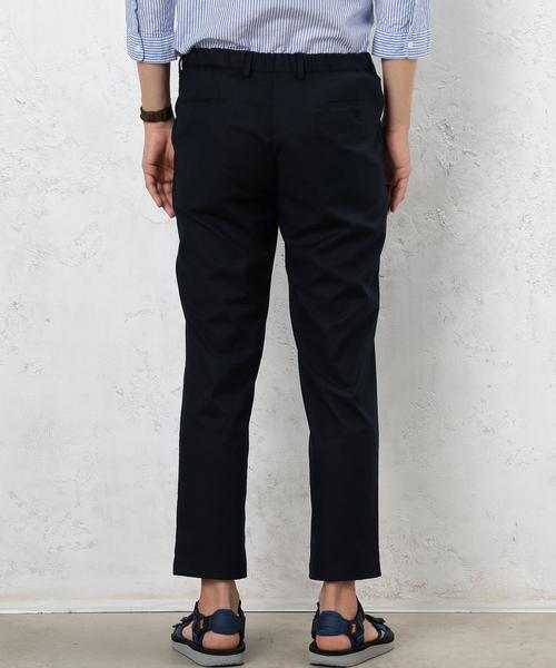 green label relaxing(グリーンレーベルリラクシング)の「CM TRC ストレッチ テーパード U/P 9分丈パンツ ◆(スラックス・メンズ・ブラック/ネイビー/ダークグレー・X-LARGE/LARGE/MEDIUM/SMALL)」の11枚目の写真