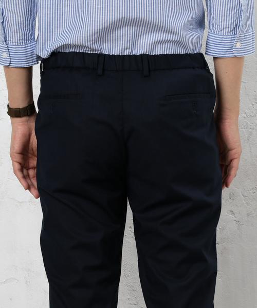 green label relaxing(グリーンレーベルリラクシング)の「CM TRC ストレッチ テーパード U/P 9分丈パンツ ◆(スラックス・メンズ・ブラック/ネイビー/ダークグレー・X-LARGE/LARGE/MEDIUM/SMALL)」の7枚目の写真