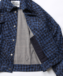Vivienne Westwood プリントデニムジャケット Vivienne Westwood ヴィヴィアンウエストウッド 90s スター