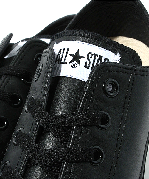 CONVERSE(コンバース)の「LEA ALL STAR OX/LEA オールスター OX(スニーカー・メンズ・ホワイト/ブラック/ブラック×ブラック・3/4/4.5/5/5.5/6/6.5/7/7.5/8/8.5/9/9.5/10.5/11.5/3.5)」の9枚目の写真