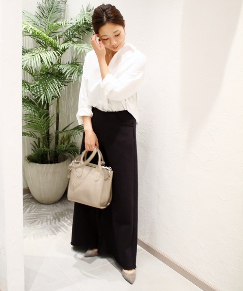 plage(プラージュ)の「ワイドデニムパンツ◆(デニムパンツ・レディース・ブラック/ナチュラル・38/36/34)」の9枚目の写真