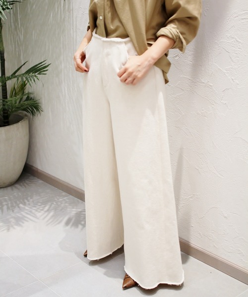 plage(プラージュ)の「ワイドデニムパンツ◆(デニムパンツ・レディース・ブラック/ナチュラル・38/36/34)」の11枚目の写真