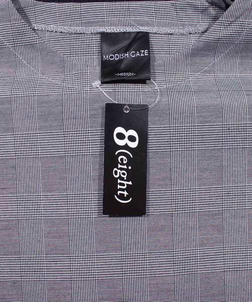 ８(eight)（エイト）の「グレンチェック プルオーバーシャツ（Tシャツ/カットソー・メンズ・ストライプ/チェック・MEDIUM/LARGE）」の8枚目の写真