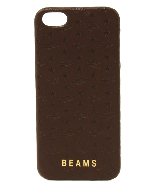 bpr BEAMS(ビーピーアール ビームス )の「BEAMS / レザー☆iPhone5・5Sケース(スマホケース/カバー・メンズ・ブラック/ベージュ/ブラウン/レッド/ブルー・ONE SIZE)」の1枚目の写真