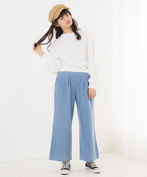 WEGO(ウィゴー)の「WEGO/デイリービッグシルエットスウェット(スウェット・レディース・杢グレー/ホワイト/ブルー/ピンク・FREE)」の13枚目の写真