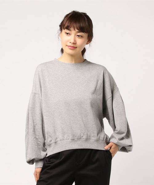 WEGO(ウィゴー)の「WEGO/デイリービッグシルエットスウェット(スウェット・レディース・杢グレー/ホワイト/ブルー/ピンク・FREE)」の7枚目の写真