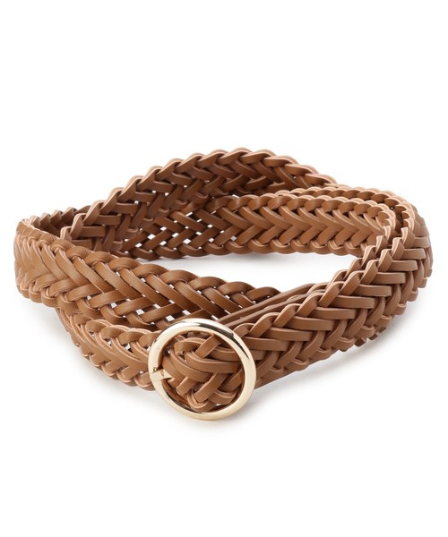 grove（グローブ）の「リングメッシュベルト（ベルト・レディース・アイボリー/ブラック/ブラウン・00）」の3枚目の写真