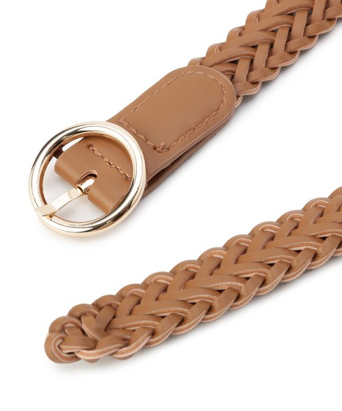 grove（グローブ）の「リングメッシュベルト（ベルト・レディース・アイボリー/ブラック/ブラウン・00）」の5枚目の写真