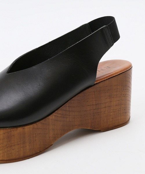 eness（エネス）の「【ENESS/エネス】別注ウェッジサンダル◆（サンダル・レディース・ブラック/ブラウン系その他2・36/37/38）」の4枚目の写真