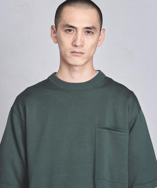 UNITED ARROWS（ユナイテッドアローズ）の「UAST ニット ビッグ Tシャツ（ニット/セーター・メンズ・ワインレッド/オリーブ/ブラック・X-LARGE/MEDIUM/SMALL/LARGE）」の11枚目の写真