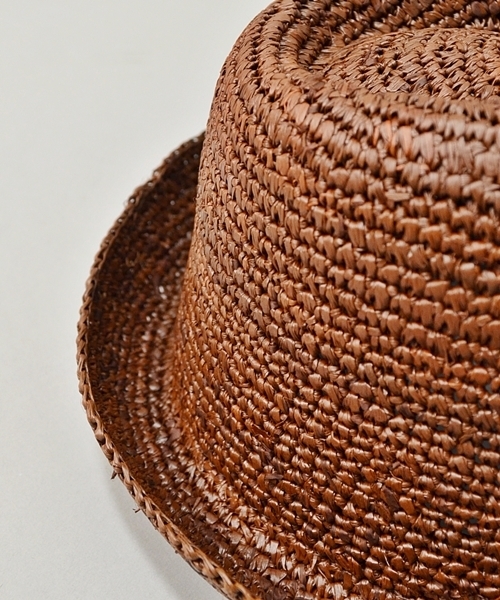 SHIPS GENERAL SUPPLY（シップスジェネラルサプライ）の「SGS: ラフィア/カラーハット■（ハット・メンズ・ワインレッド/ナチュラル/ブルー/グリーン/ネイビー/ブラウン・FREE）」の16枚目の写真