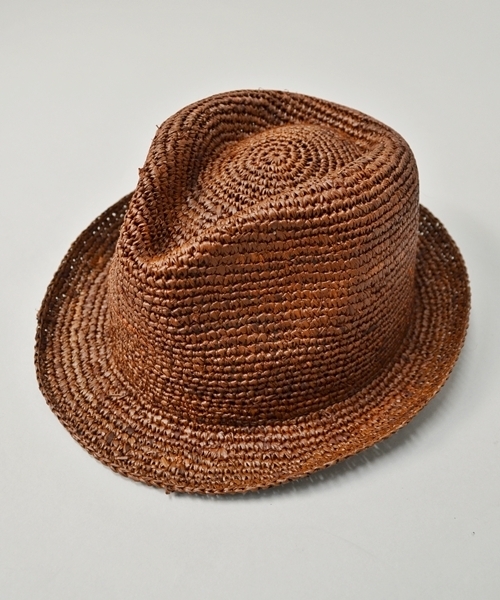 SHIPS GENERAL SUPPLY（シップスジェネラルサプライ）の「SGS: ラフィア/カラーハット■（ハット・メンズ・ワインレッド/ナチュラル/ブルー/グリーン/ネイビー/ブラウン・FREE）」の9枚目の写真