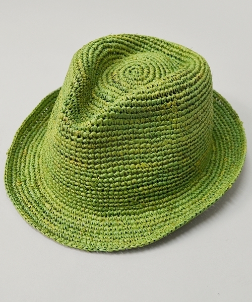 SHIPS GENERAL SUPPLY（シップスジェネラルサプライ）の「SGS: ラフィア/カラーハット■（ハット・メンズ・ワインレッド/ナチュラル/ブルー/グリーン/ネイビー/ブラウン・FREE）」の11枚目の写真