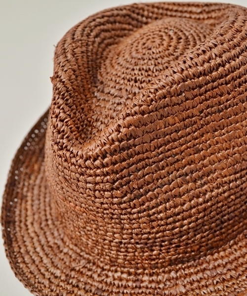 SHIPS GENERAL SUPPLY（シップスジェネラルサプライ）の「SGS: ラフィア/カラーハット■（ハット・メンズ・ワインレッド/ナチュラル/ブルー/グリーン/ネイビー/ブラウン・FREE）」の14枚目の写真