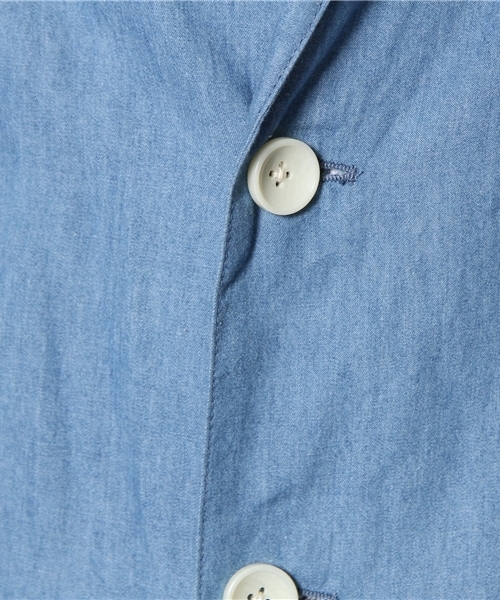 SHIPS JET BLUE（シップスジェットブルー）の「JB: デニム/チェスターコート（その他アウター・メンズ・ライトブルー/ネイビー・SMALL/MEDIUM）」の10枚目の写真