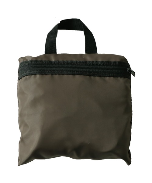 antiqua(アンティカ)の「収納式エコバッグ(バックパック/リュック・メンズ・ブラック/ネイビー/ブラック系その他/カーキ/グレー・FREE)」の10枚目の写真