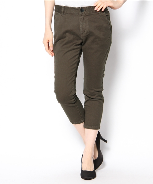 JOURNAL STANDARD（ジャーナルスタンダード）の「ハイパワーストレッチ クロップドパンツ　#（その他パンツ・レディース・ダークブルー/ブラウン系その他/カーキ/ホワイト・38/36/40）」の3枚目の写真