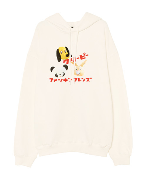 CANDY STRIPPER　E.T. LAYERED HOODIE セール】STRAYCATS SWEAT HOODIE（パーカー）｜Candy Stripper