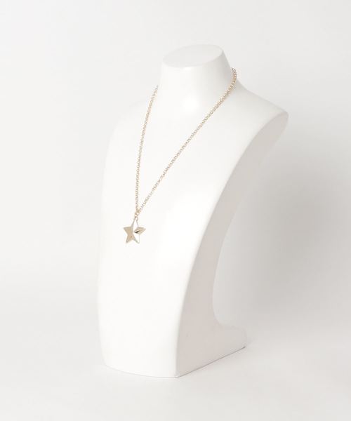 DING(ディング)の「DING/スターネックレス(ネックレス・レディース・シルバー/ゴールド・FREE)」の3枚目の写真