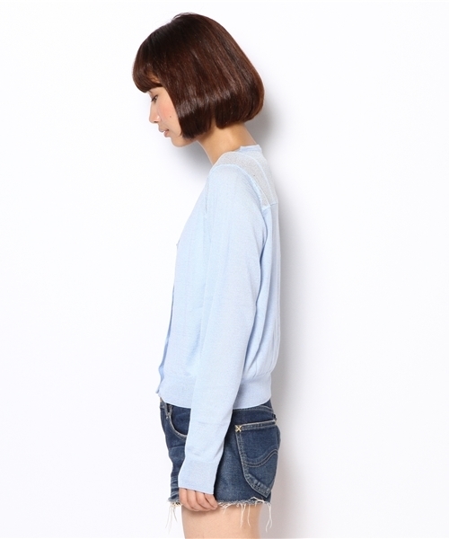 Chico（チコ）の「レースショルダーカーデ（カーディガン/ボレロ・レディース・ホワイト/ピンク/ブルー/ブラック・FREE）」の12枚目の写真