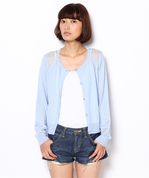 Chico（チコ）の「レースショルダーカーデ（カーディガン/ボレロ・レディース・ホワイト/ピンク/ブルー/ブラック・FREE）」の11枚目の写真