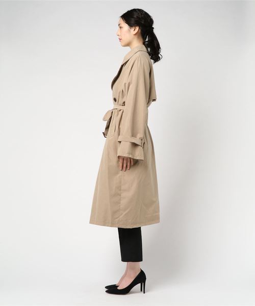rps(アールピーエス)の「キャンディ袖BIGトレンチコート(トレンチコート・レディース・ベージュ/ライトカーキ/ライトベージュ/カーキ/ダークベージュ/ベージュ系その他・M)」の11枚目の写真
