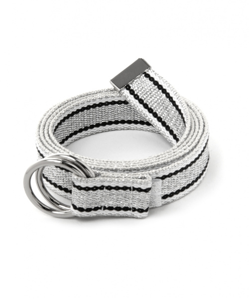 niko and...（ニコアンド）の「オリジナルラインテープベルト（ベルト・レディース・ブルー/グレー/ホワイト/レッド/ブラウン・0）」の3枚目の写真