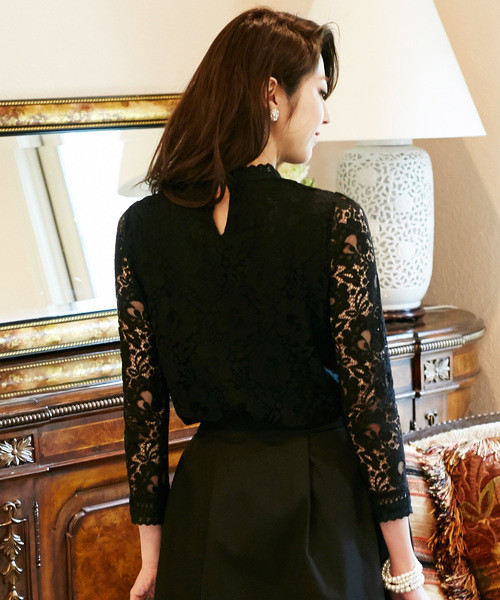 SMILE ORCHID（スマイルオーキッド）の「レーストップス ブラウス