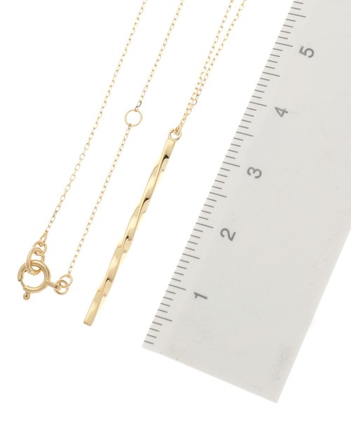 K10スクリューバー ネックレス（ネックレス）｜COCOSHNIK（ココシュ