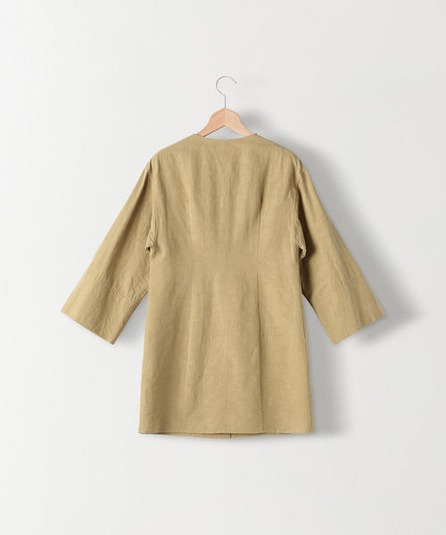 Steven Alan(スティーブンアラン)の「<Steven Alan>COTTON CREW NECK SHIRT/シャツ(シャツ/ブラウス・レディース・ベージュ/ネイビー・SMALL/MEDIUM)」の11枚目の写真