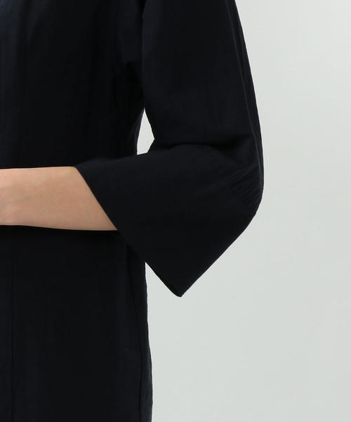 Steven Alan(スティーブンアラン)の「<Steven Alan>COTTON CREW NECK SHIRT/シャツ(シャツ/ブラウス・レディース・ベージュ/ネイビー・SMALL/MEDIUM)」の10枚目の写真