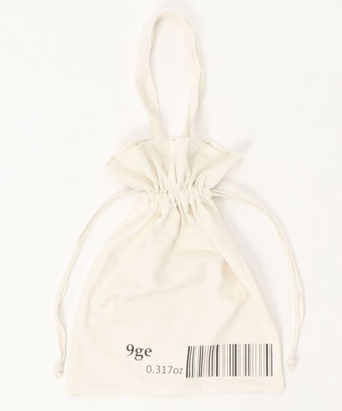 LOWRYS FARM（ローリーズファーム）の「キンチャクトート　830447（トートバッグ・レディース・ベージュ/オフホワイト/ブルー・FREE）」の8枚目の写真