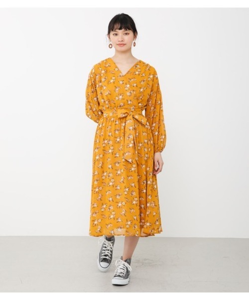 セール ワンピース Avan Lily アヴァンリリィ のファッション ワンピース フラワーカシュクールop ワンピース Avan